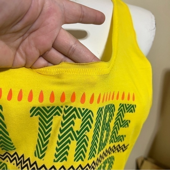 ZUMBA INSTRUCTORS TANK TOP “A TRIBE CALLED ZUMBA” Yellow Large New with … - Picture 6 of 6